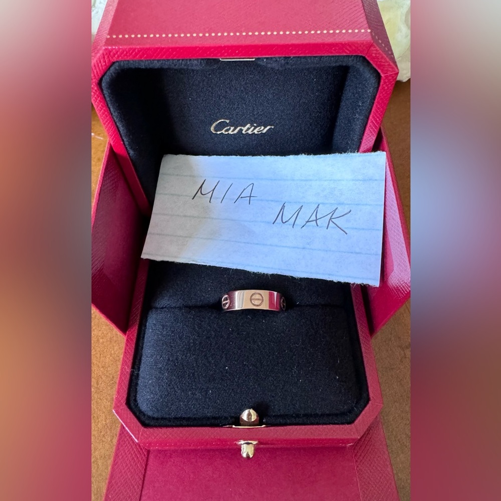 Cartier LOVE ring Rose Gold Regular size 5.5mm size 55